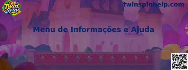 Menu de Informações e Ajuda